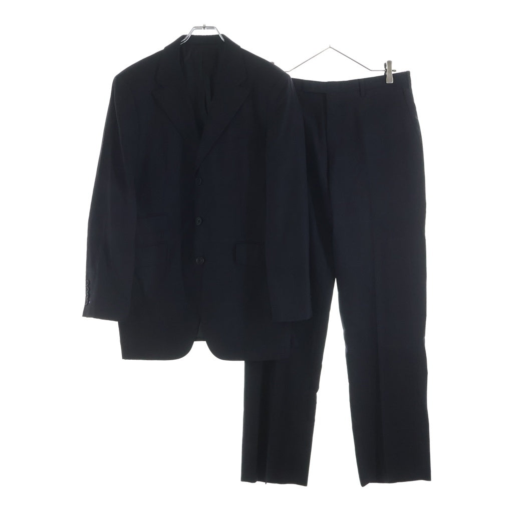 BURBERRY BLACK LABEL(バーバリー ブラックレーベル) ブロックチェック セットアップ スーツ 3Bテーラードジャケット スラックス パンツ ブラック BMD24-309-09