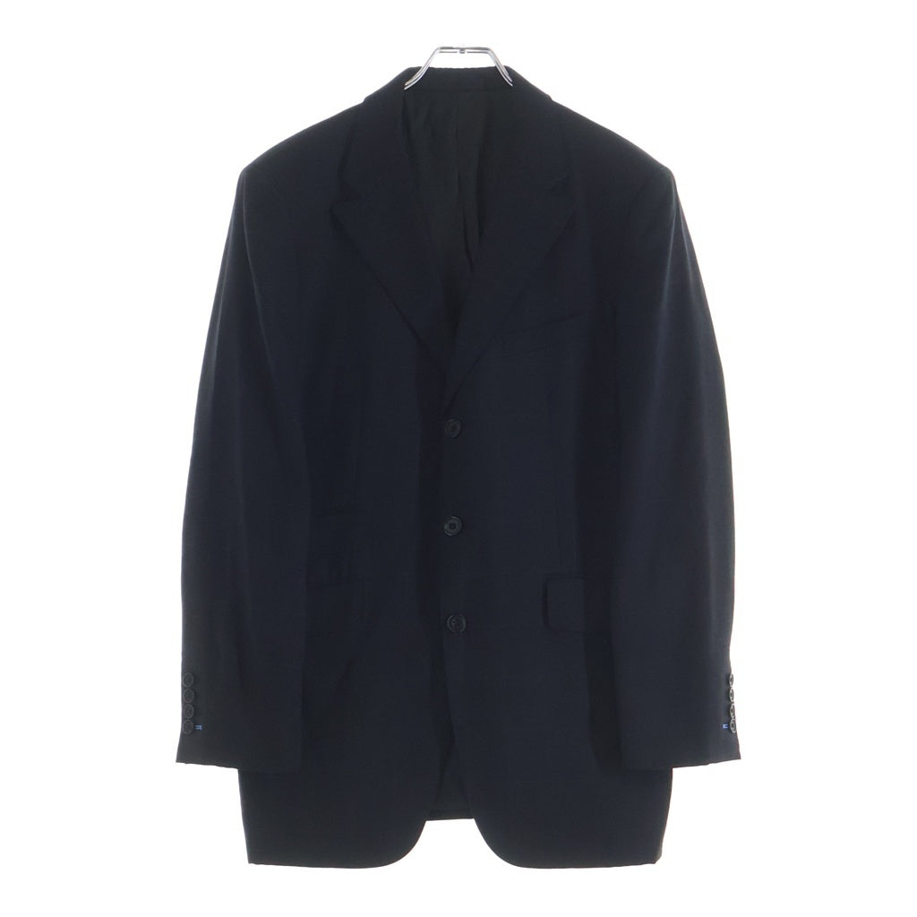 BURBERRY BLACK LABEL(バーバリー ブラックレーベル) ブロックチェック セットアップ スーツ 3Bテーラードジャケット スラックス パンツ ブラック BMD24-309-09