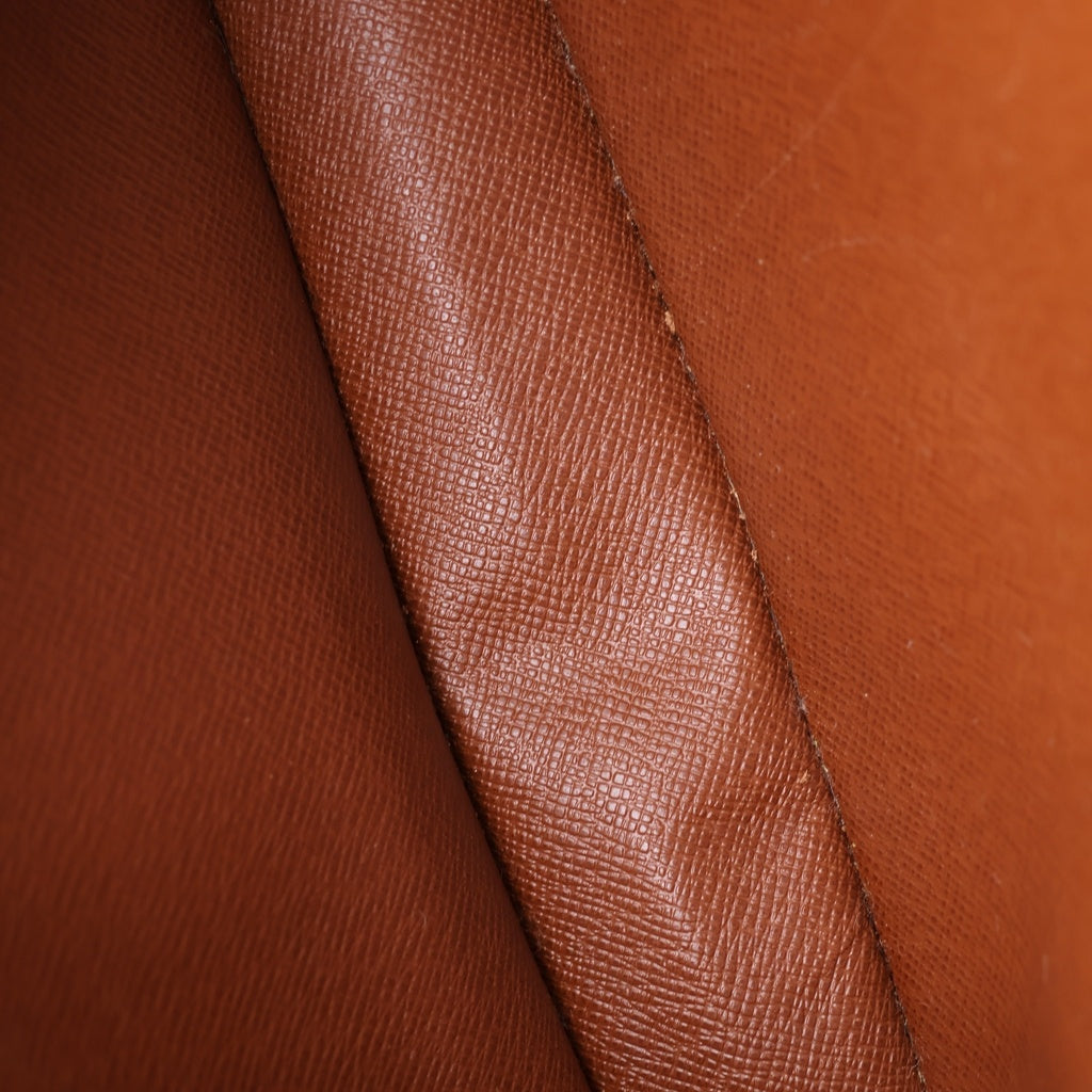 LOUIS VUITTON(ルイヴィトン) モノグラム マルリーバンドリエール ショルダーバッグ ミニバッグ ブラウン レザー×PVC M51828 ゴールド金具 レディース
