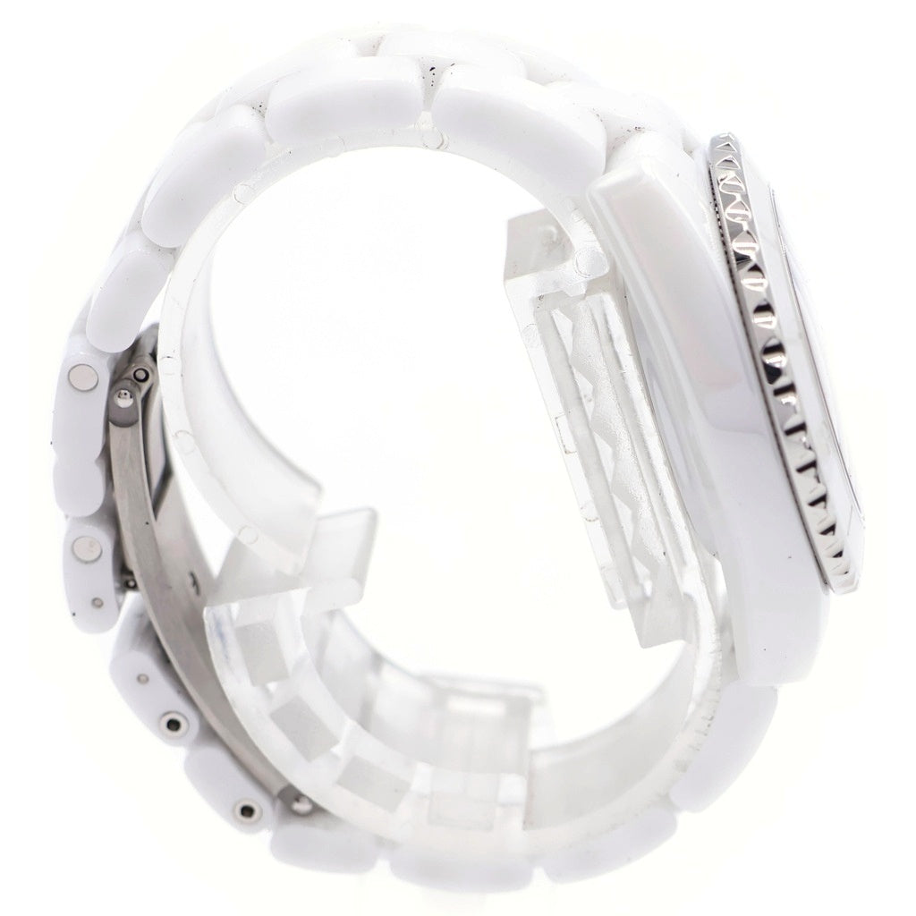 CHANEL(シャネル) J12 ファントム 白文字盤 CE×SS/QZ ホワイトセラミック ステンレス クォーツ 電池式 腕時計 H6345 レディース