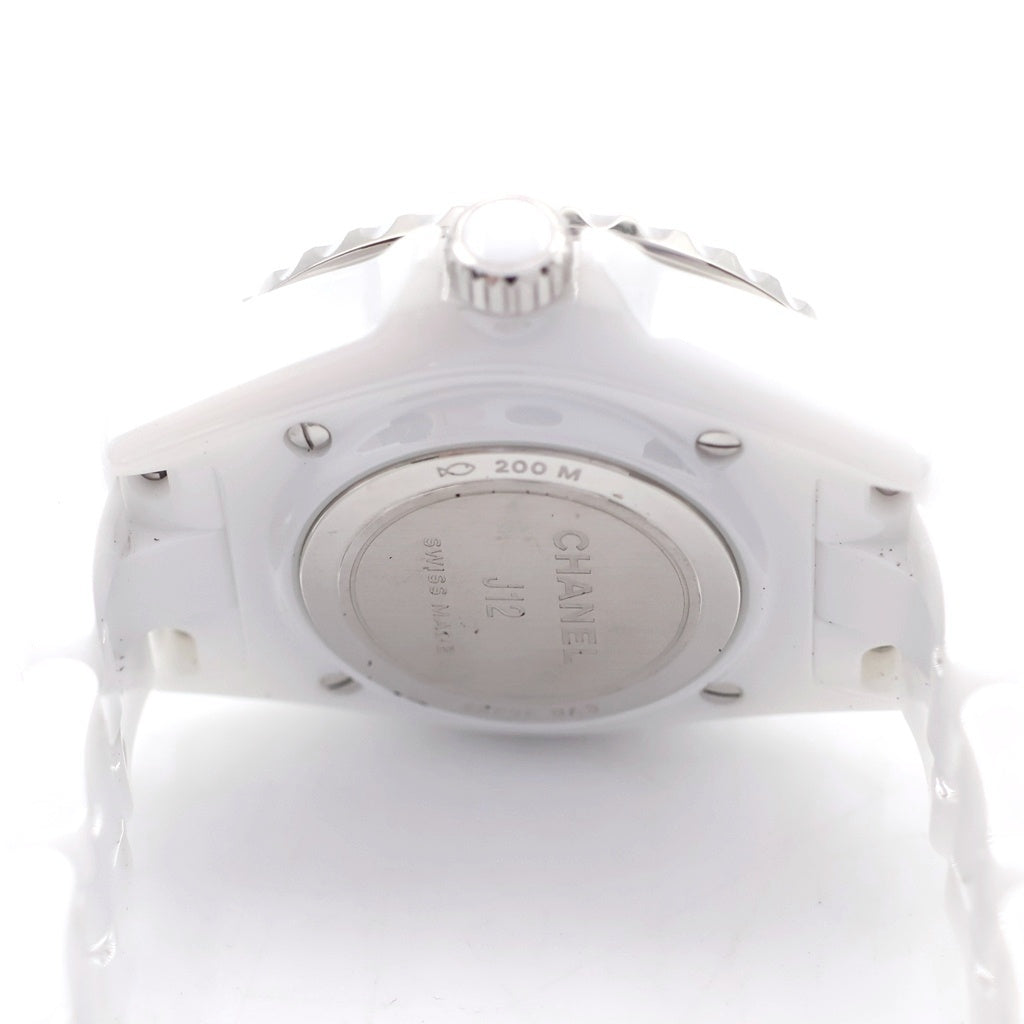 CHANEL(シャネル) J12 ファントム 白文字盤 CE×SS/QZ ホワイトセラミック ステンレス クォーツ 電池式 腕時計 H6345 レディース