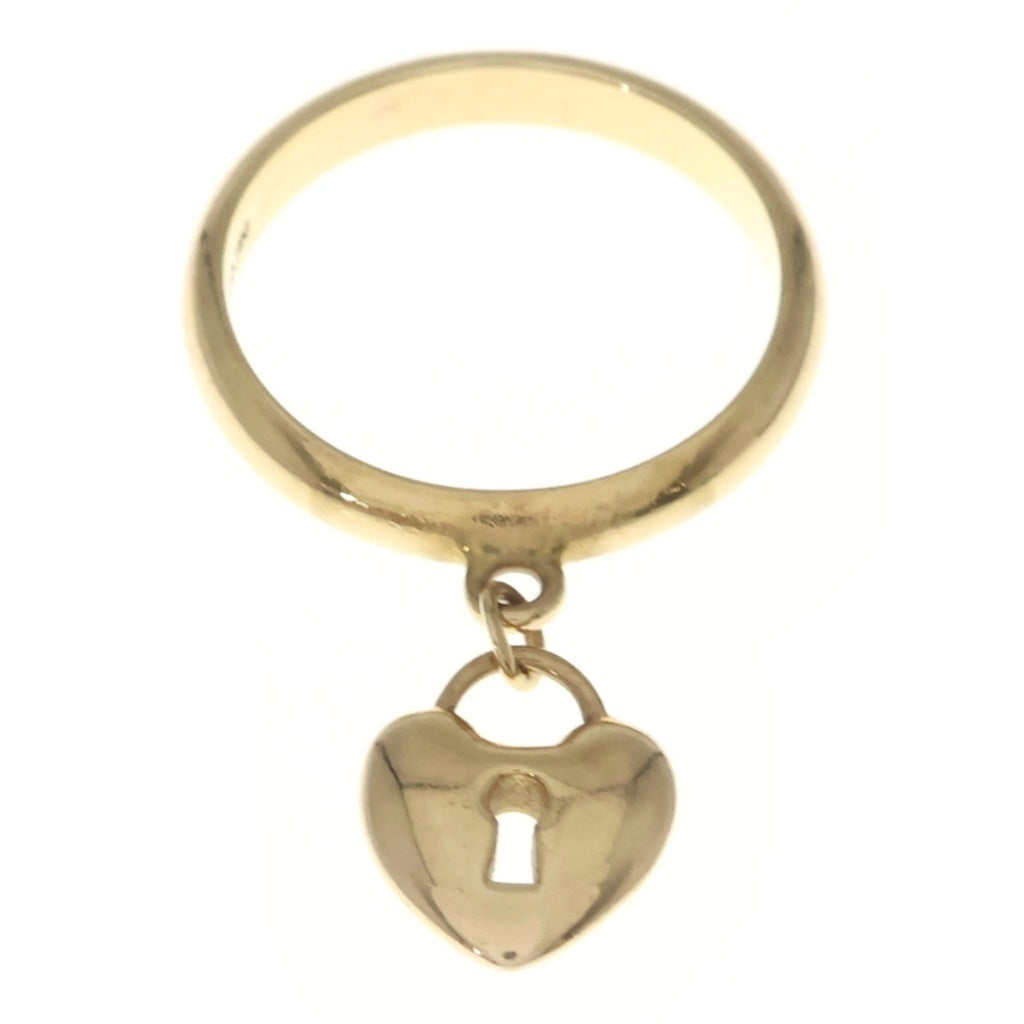 TIFFANY & Co.(ティファニー) ハートロックチャーム リング ピンクゴールド Au750PG #11.5 レディース