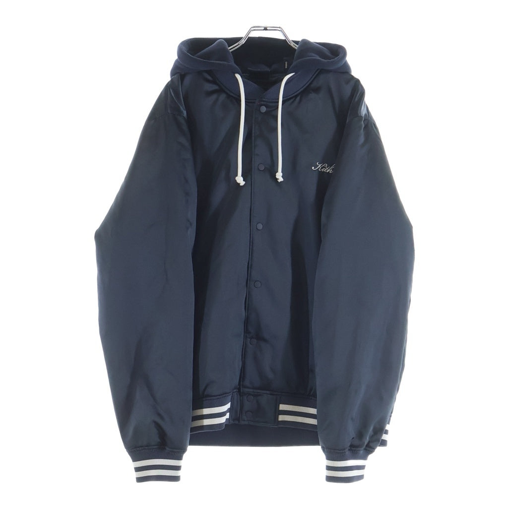 KITH(キス) Gorman Jacket スタジャン フーディー ネイビー #XL