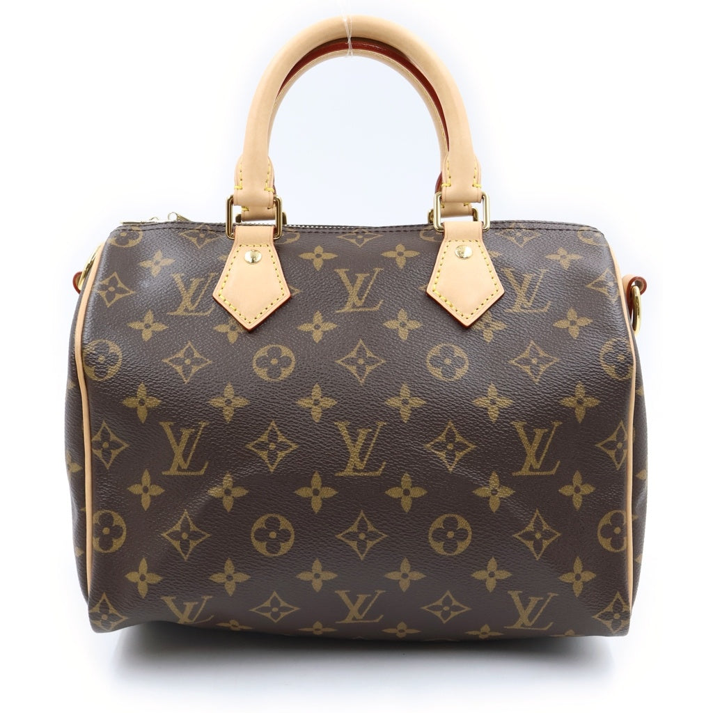 LOUIS VUITTON(ルイヴィトン) モノグラム スピーディバンドリエール25 ブラウン PVC 2WAY ショルダーバッグ ハンドバッグ M46977