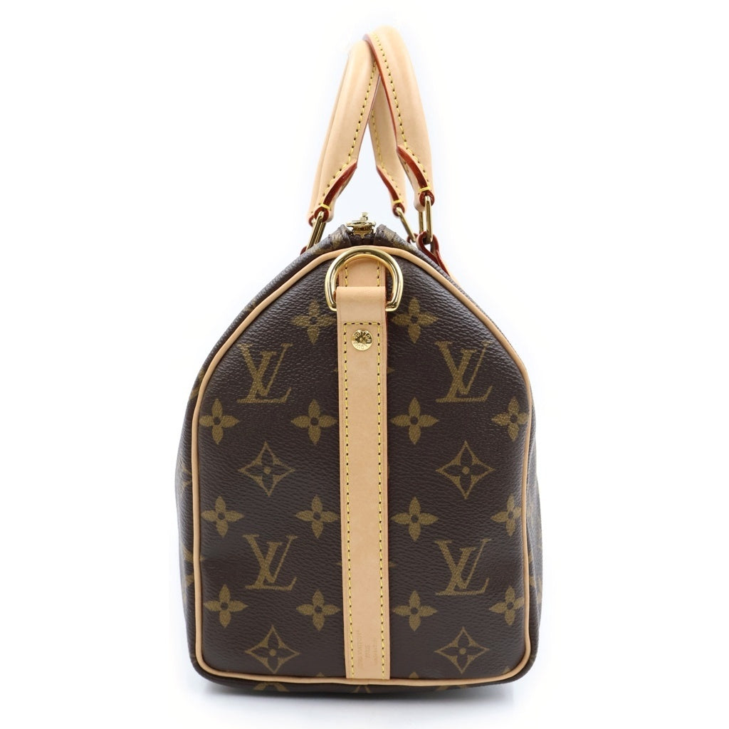 LOUIS VUITTON(ルイヴィトン) モノグラム スピーディバンドリエール25 ブラウン PVC 2WAY ショルダーバッグ ハンドバッグ M46977