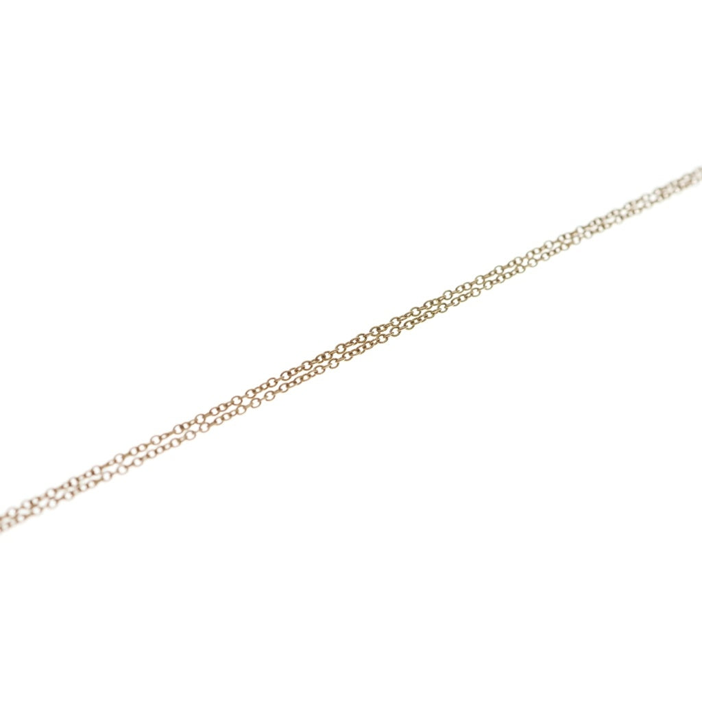 TIFFANY & Co.(ティファニー) ダブルセンチメンタル ネックレス ピンクゴールド Au750PG レディース