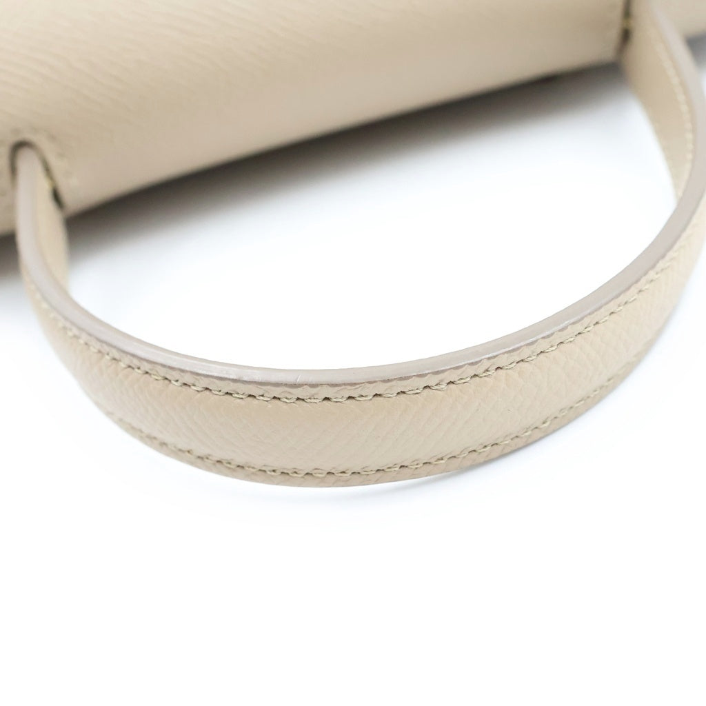 CELINE(セリーヌ) ベルトバッグ ミニ ベージュ レザー 2WAY ハンドバッグ ショルダーバッグ レディース