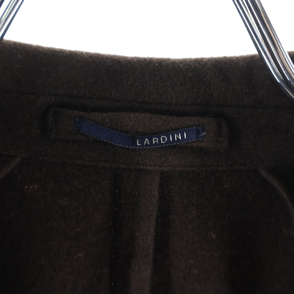 LARDINI(ラルディーニ) 3ボタン カシミヤ シングルテーラードジャケット ブレザー #44 ブラウン JK.801