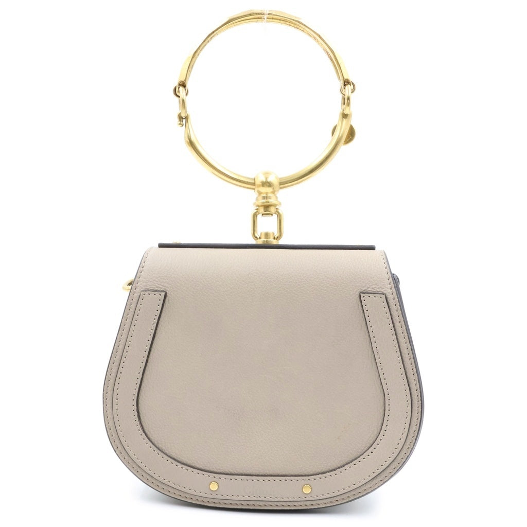 Chloe(クロエ) ナイル スモール ブレスレット レザー ゴールド金具 2WAY ハンドバッグ ショルダーバッグ ベージュ系 CHC17US301HEU レディース