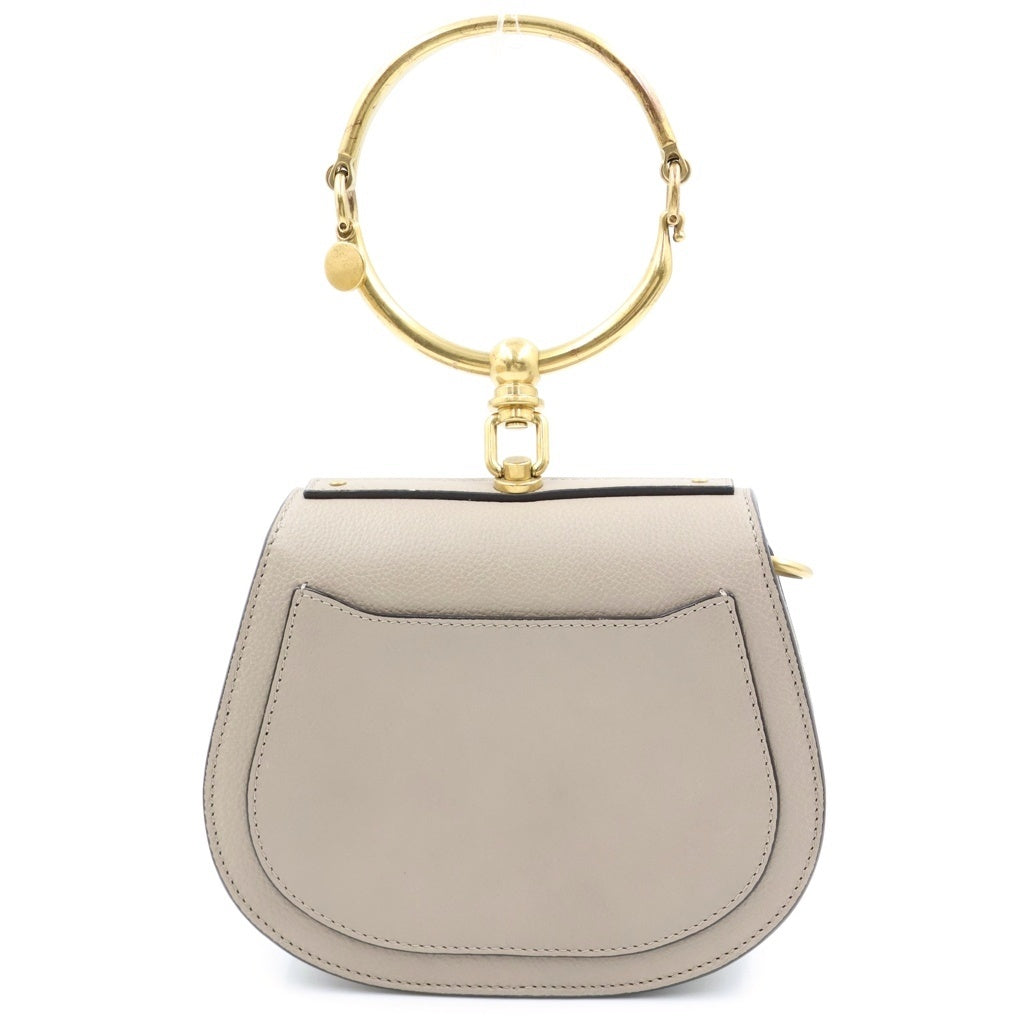 Chloe(クロエ) ナイル スモール ブレスレット レザー ゴールド金具 2WAY ハンドバッグ ショルダーバッグ ベージュ系 CHC17US301HEU レディース
