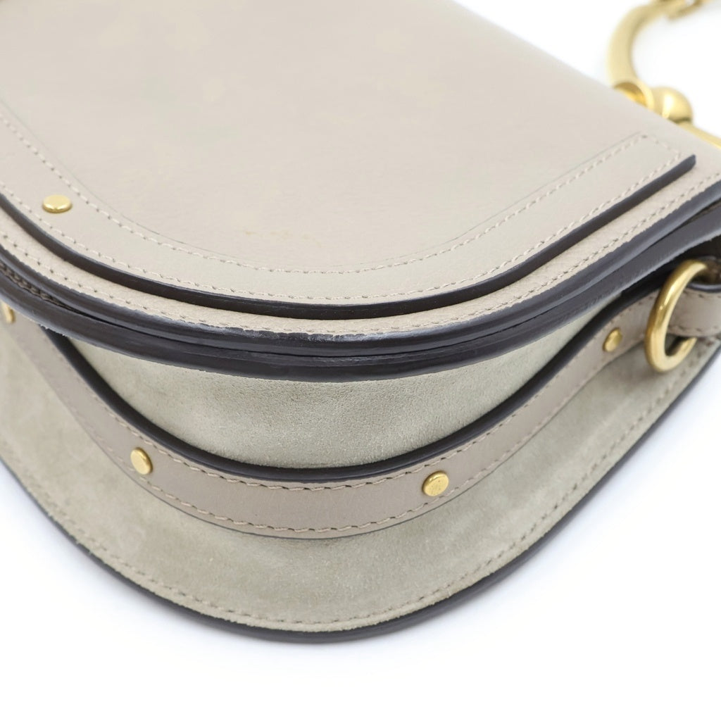 Chloe(クロエ) ナイル スモール ブレスレット レザー ゴールド金具 2WAY ハンドバッグ ショルダーバッグ ベージュ系 CHC17US301HEU レディース