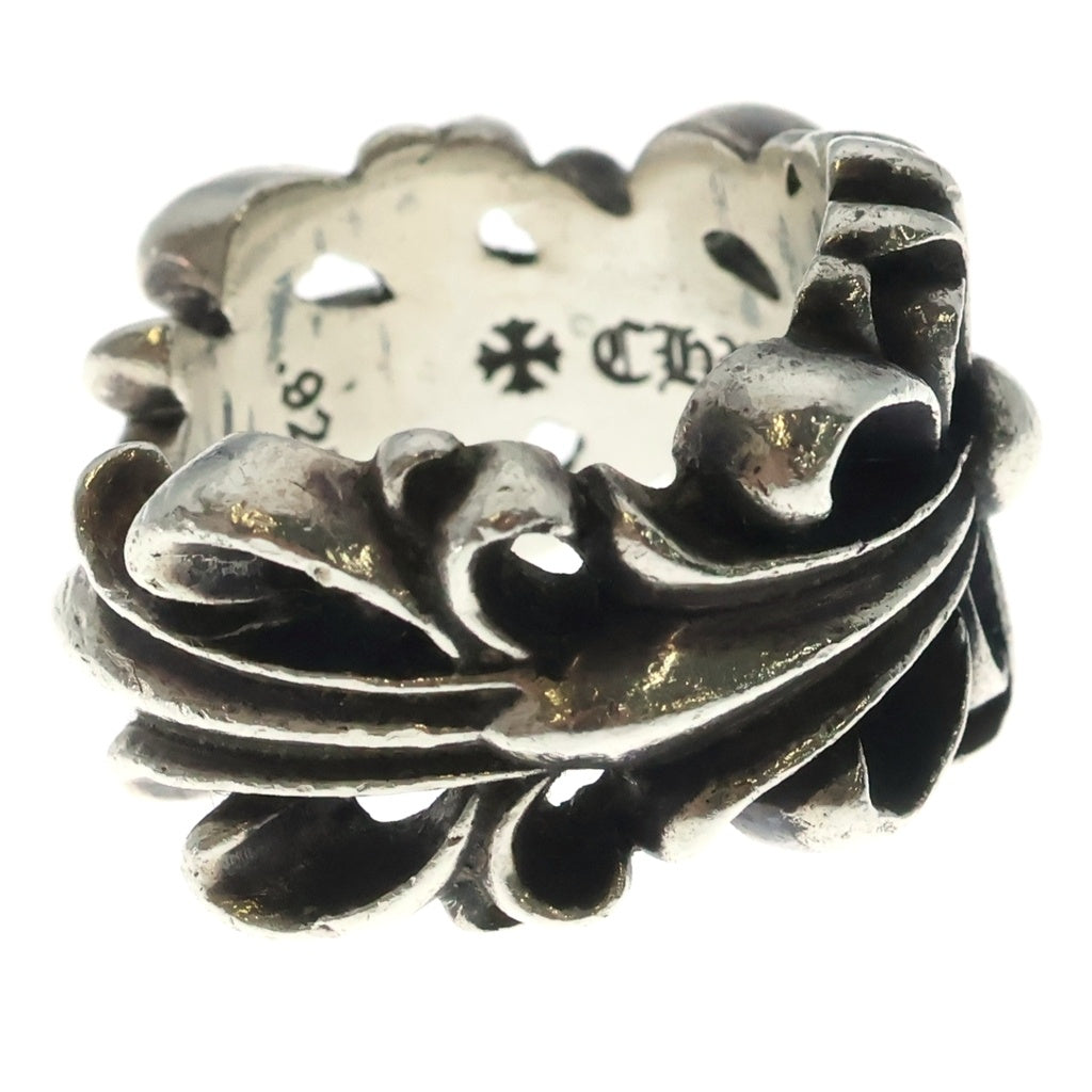 CHROME HEARTS(クロムハーツ) DBL FLRL CRS ダブルフローラルクロス リング シルバー BCA390