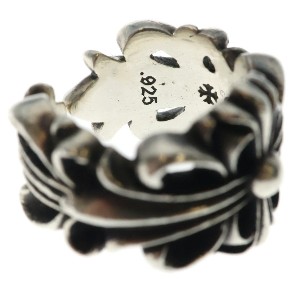 CHROME HEARTS(クロムハーツ) DBL FLRL CRS ダブルフローラルクロス リング シルバー BCA390