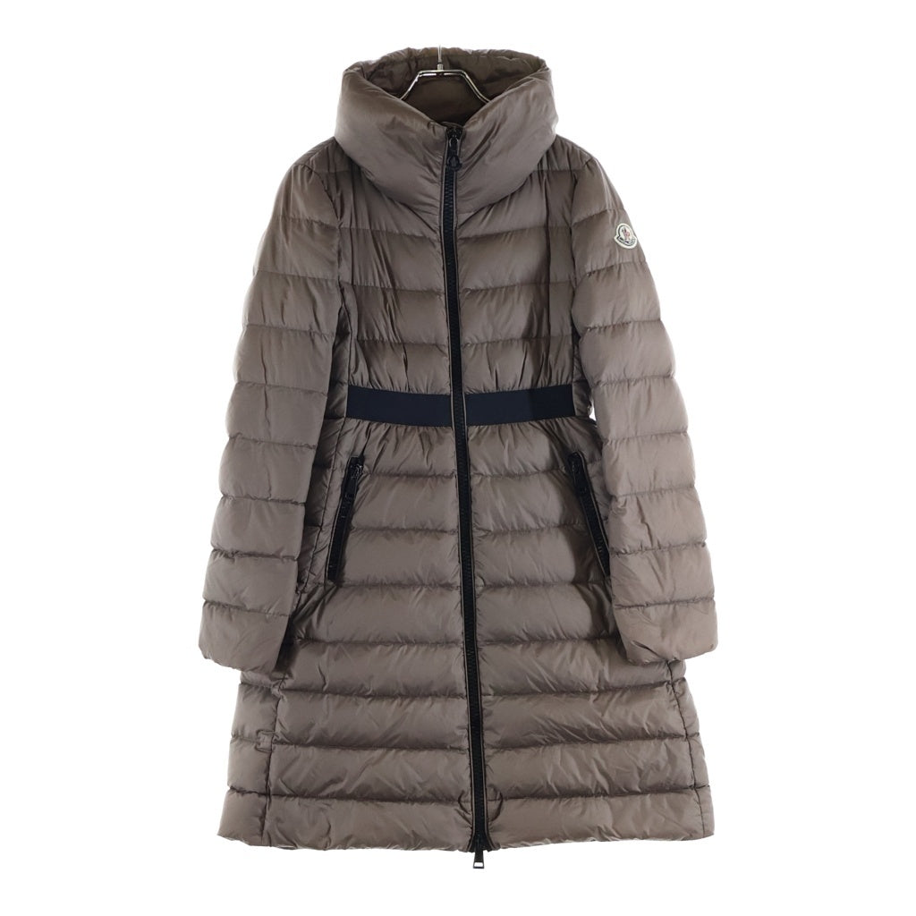 MONCLER(モンクレール) タルフエダウンコート ロングコート ベージュ ナイロン レディース