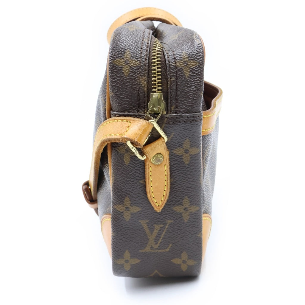 LOUIS VUITTON(ルイヴィトン) モノグラム トロカデロ ショルダーバッグ ブラウン レザー×PVC M51274 ゴールド金具 レディース