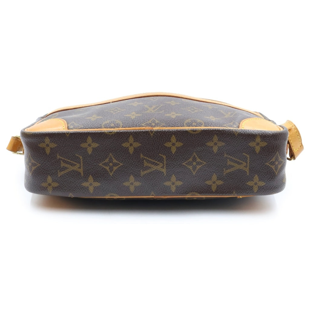 LOUIS VUITTON(ルイヴィトン) モノグラム トロカデロ ショルダーバッグ ブラウン レザー×PVC M51274 ゴールド金具 レディース