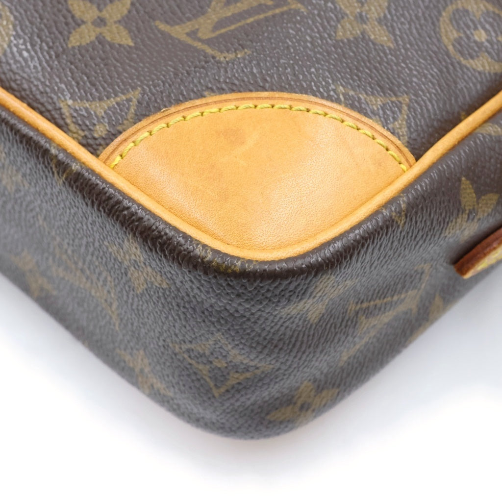 LOUIS VUITTON(ルイヴィトン) モノグラム トロカデロ ショルダーバッグ ブラウン レザー×PVC M51274 ゴールド金具 レディース