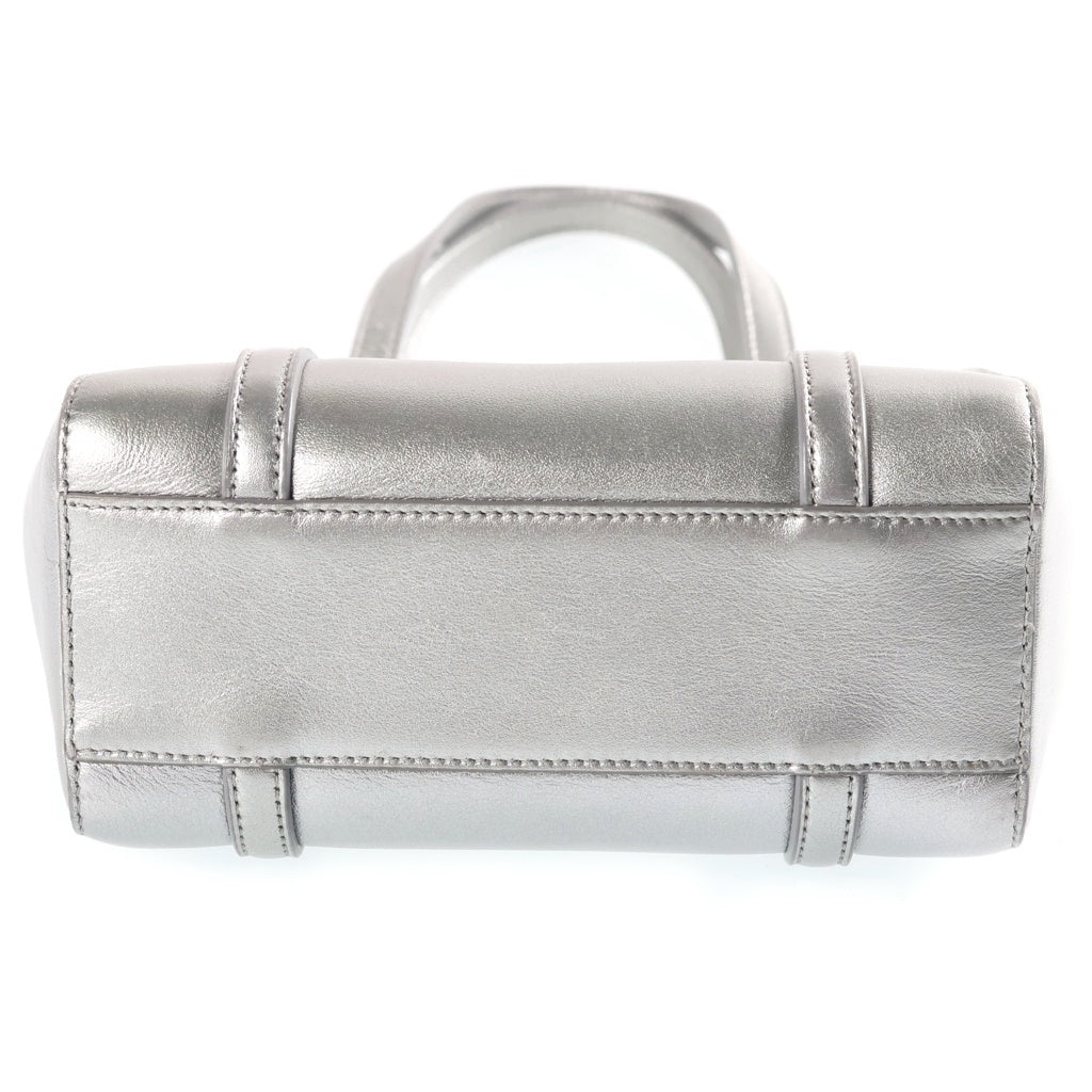 BALENCIAGA(バレンシアガ) エブリデイトートXXS 2WAYショルダーバッグ ハンドバッグ トートバッグ シルバー レザー 551815 シルバー金具 レディース