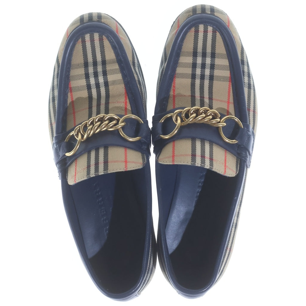 BURBERRY(バーバリー) 1983チェックリンク モーレイ ローファー フラットシューズ ヴィンテージハウスチェック ベージュ レディース