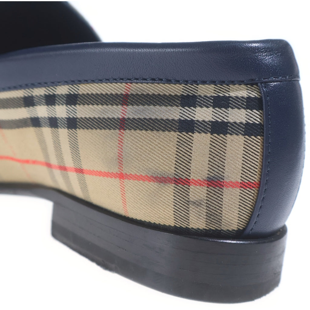 BURBERRY(バーバリー) 1983チェックリンク モーレイ ローファー フラットシューズ ヴィンテージハウスチェック ベージュ レディース