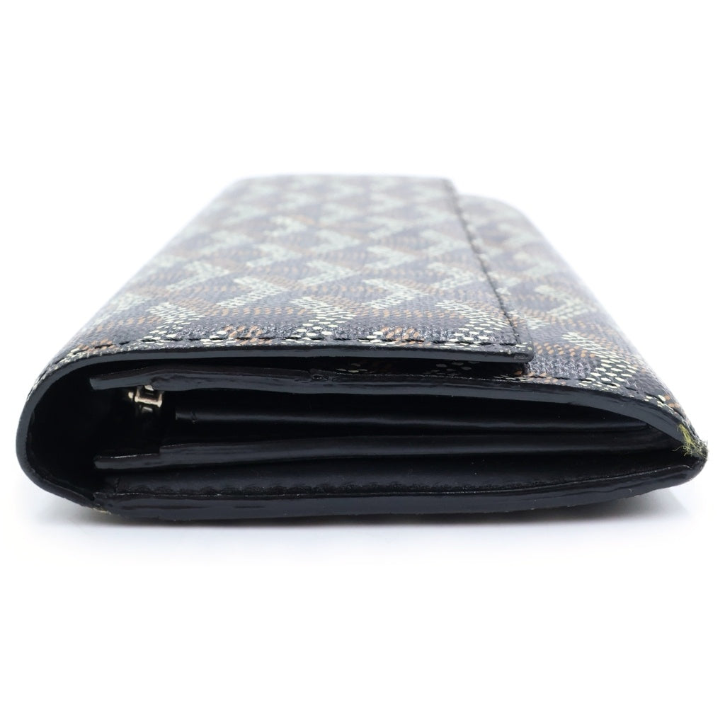 GOYARD(ゴヤール) ヴァレンヌ 二つ折り長財布 ロングウォレット ブラウン PVC×レザー APM VARENNE 51