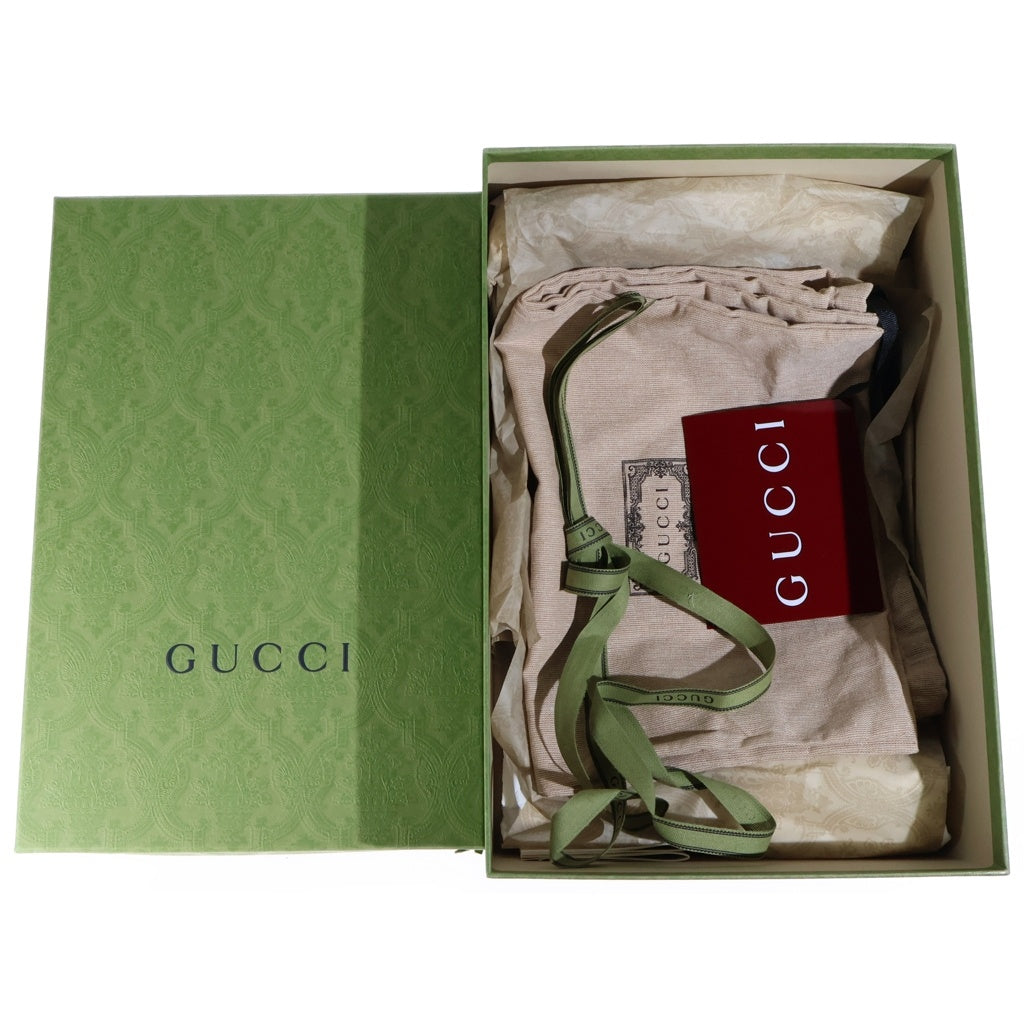 GUCCI(グッチ) ホースビット レザーローファーシューズ ブラック シルバー金具 レディース