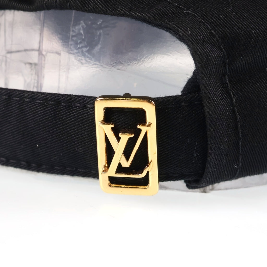 LOUIS VUITTON(ルイヴィトン) キャップ・マイ LVパリ ベースボールキャップ 帽子 ロゴ刺繍 ブラック M7587L