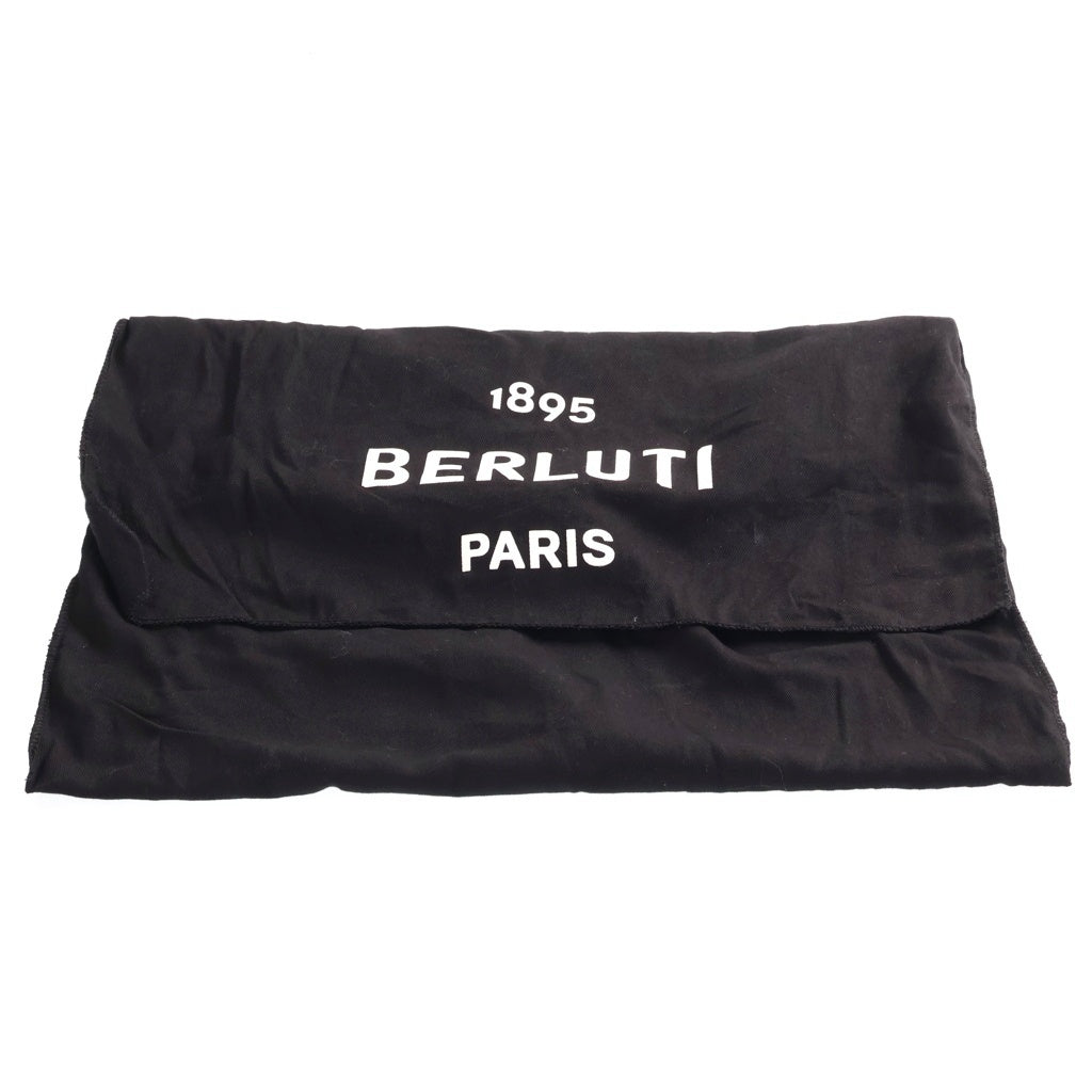 Berluti(ベルルッティ) カリグラフィ ライダー クロスボディバッグ ショルダーバッグ ブラック レザー