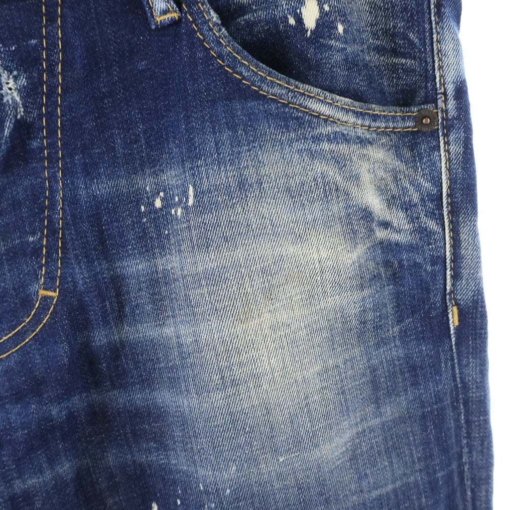 DSQUARED2(ディースクエアード) COOL GUY JEAN デニムパンツ ダメージジーンズ ネイビー S74LB1233