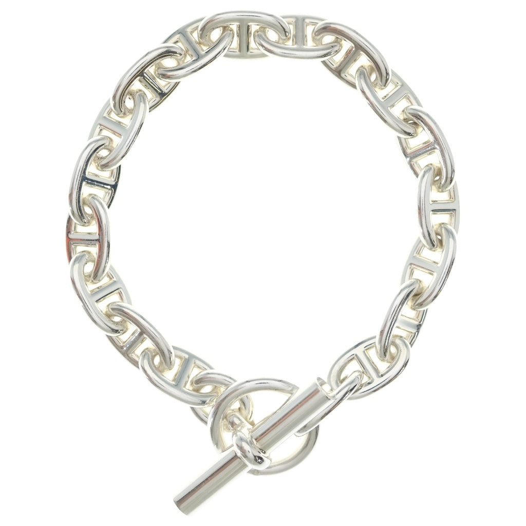 HERMES(エルメス) Chaine d'Ancre MM シェーヌダンクルMM 18コマ チェーン ブレスレット シルバー レディース