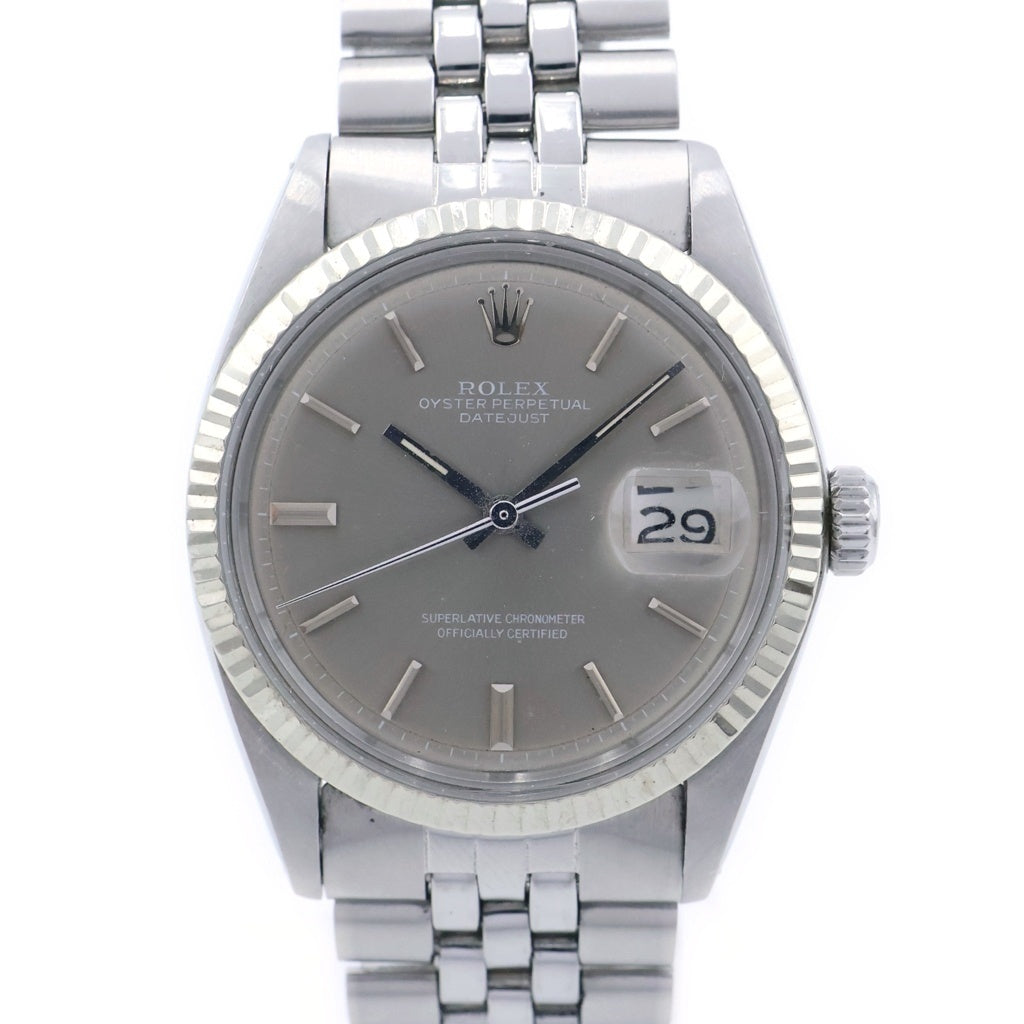 ROLEX(ロレックス) デイトジャスト シルバー文字盤 ステンレス 自動巻き SS/AT 1601 腕時計
