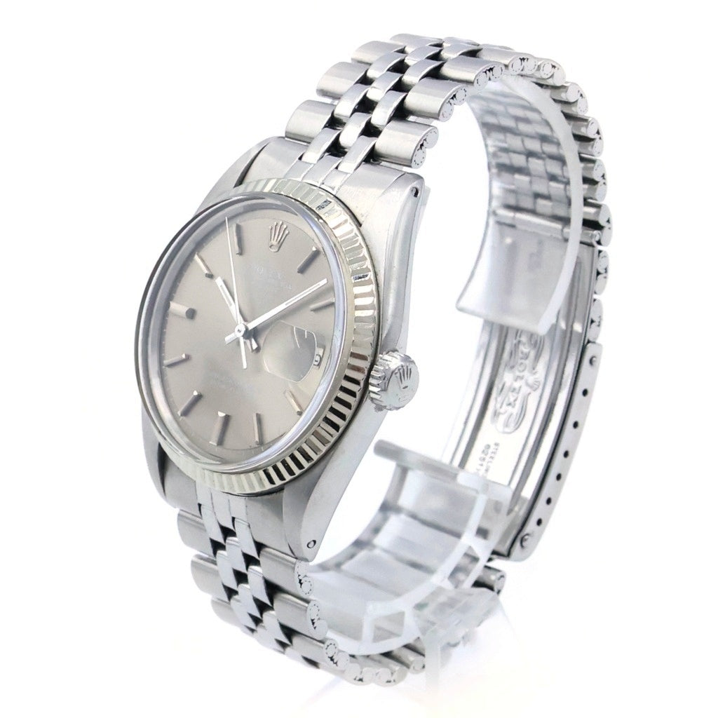 ROLEX(ロレックス) デイトジャスト シルバー文字盤 ステンレス 自動巻き SS/AT 1601 腕時計