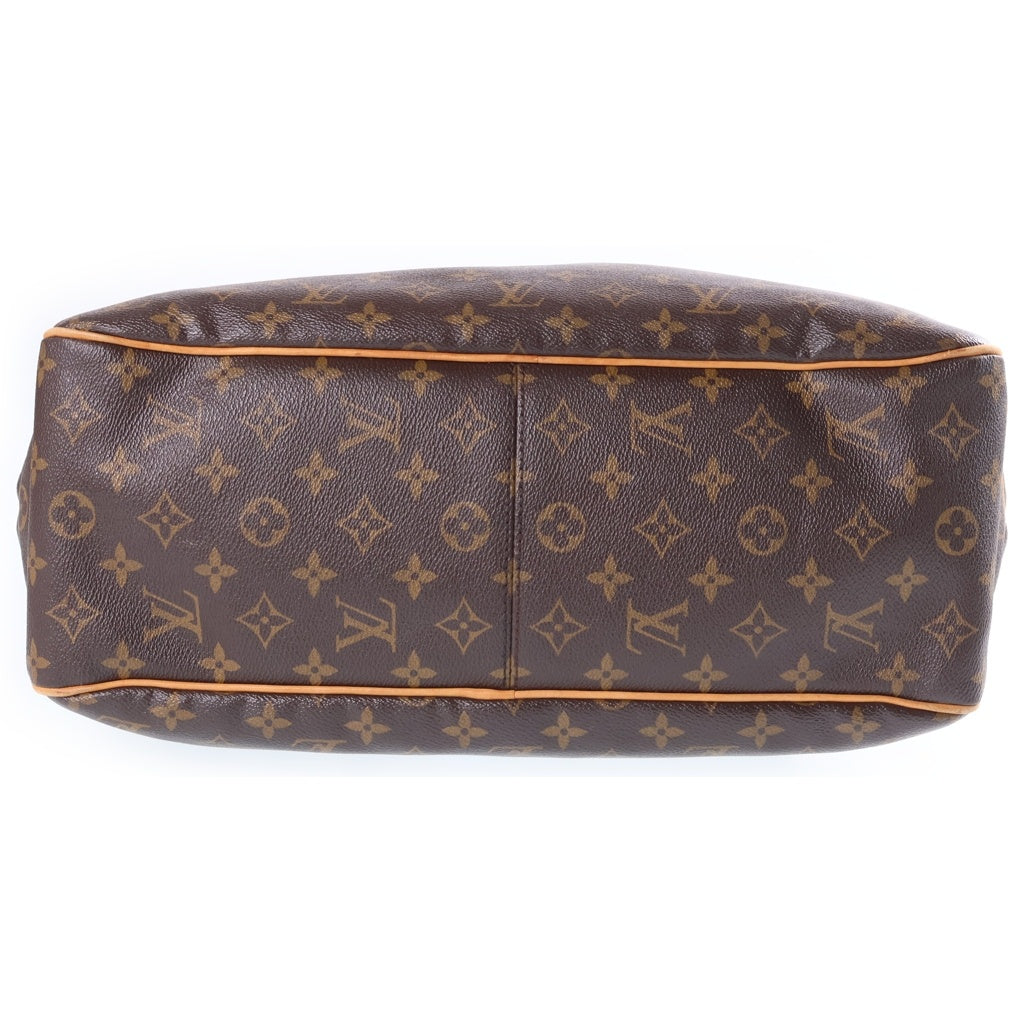 LOUIS VUITTON(ルイヴィトン) モノグラム ディライトフルPM ハンドバッグ トートバッグ ワンショルダーバッグ ブラウン レザー×PVC M40352 ゴールド金具 レディース