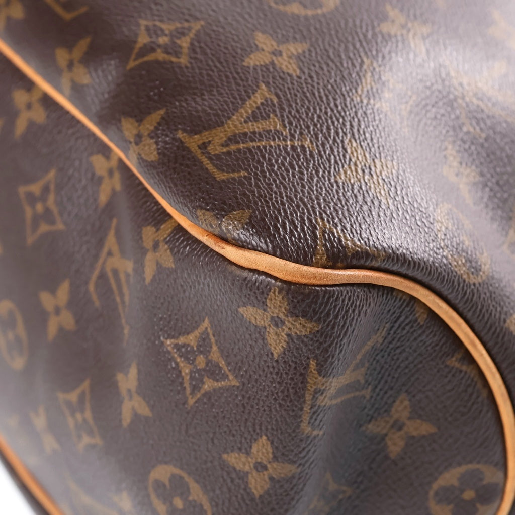 LOUIS VUITTON(ルイヴィトン) モノグラム ディライトフルPM ハンドバッグ トートバッグ ワンショルダーバッグ ブラウン レザー×PVC M40352 ゴールド金具 レディース