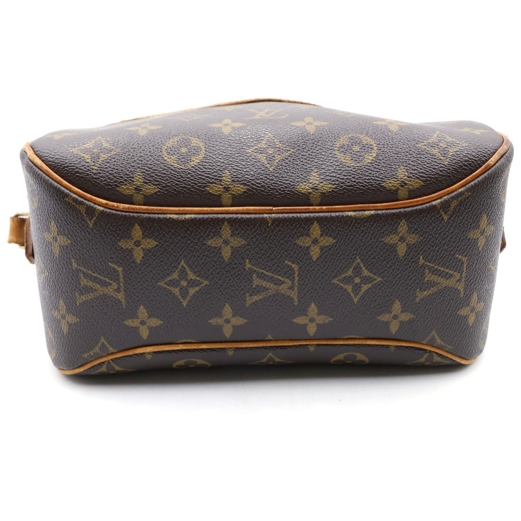 LOUIS VUITTON(ルイヴィトン) モノグラム ブロワ ショルダーバッグ ブラウン レザー×PVC M51221 ゴールド金具 レディース