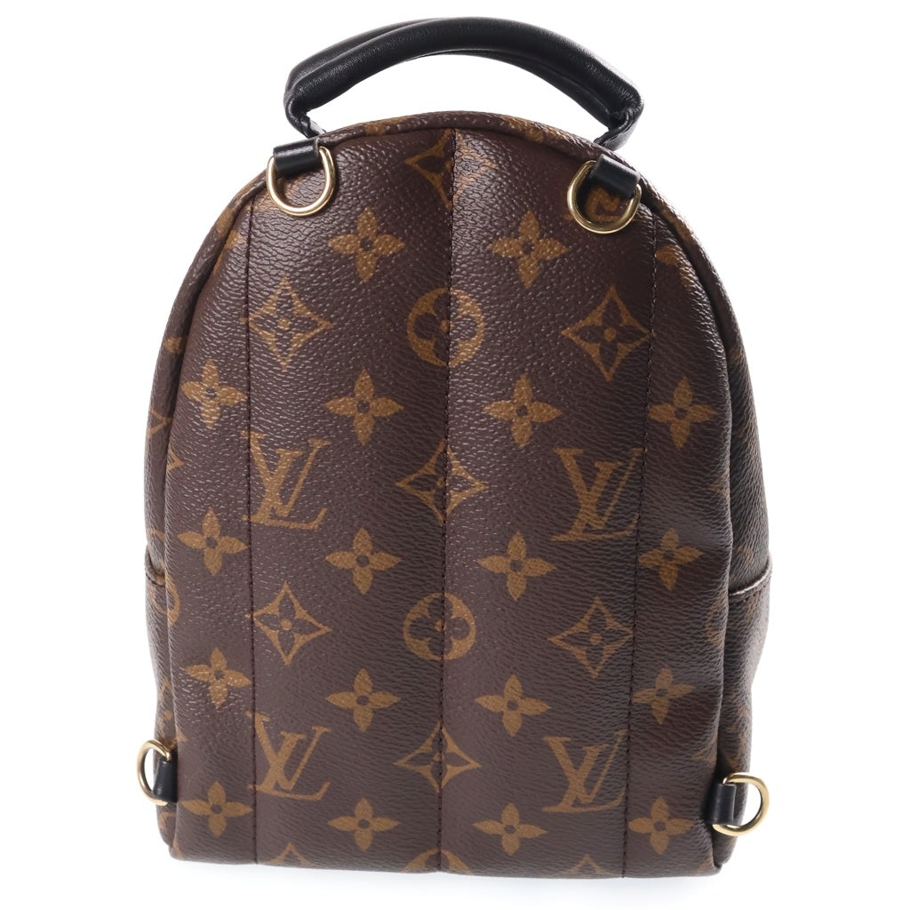 LOUIS VUITTON(ルイヴィトン) モノグラム パームスプリングス バックパックミニ リュック ブラウン PVC×レザー M44873 ICタイプ レディース