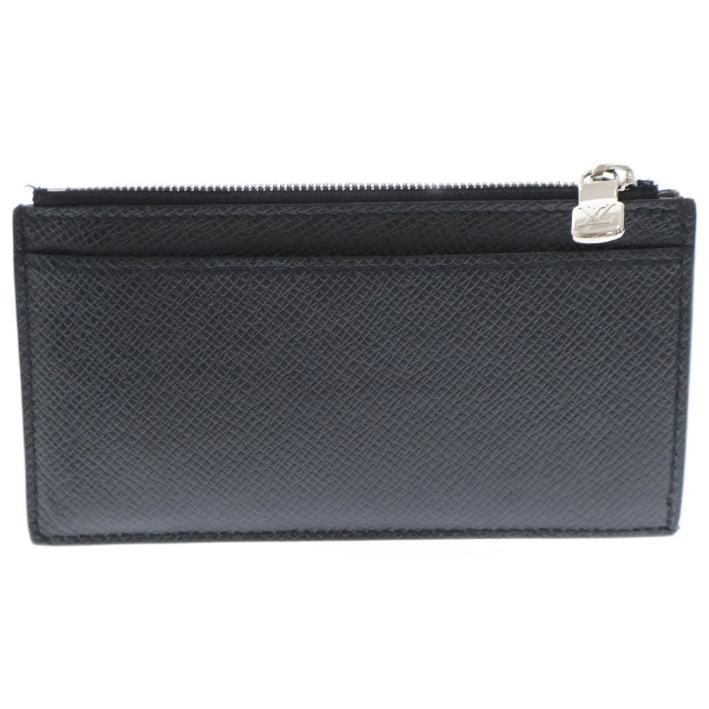 LOUIS VUITTON(ルイヴィトン) タイガ コインカードホルダー コインケース カードケース 小物入れ ブラック レザー シルバー金具 RFID M62914