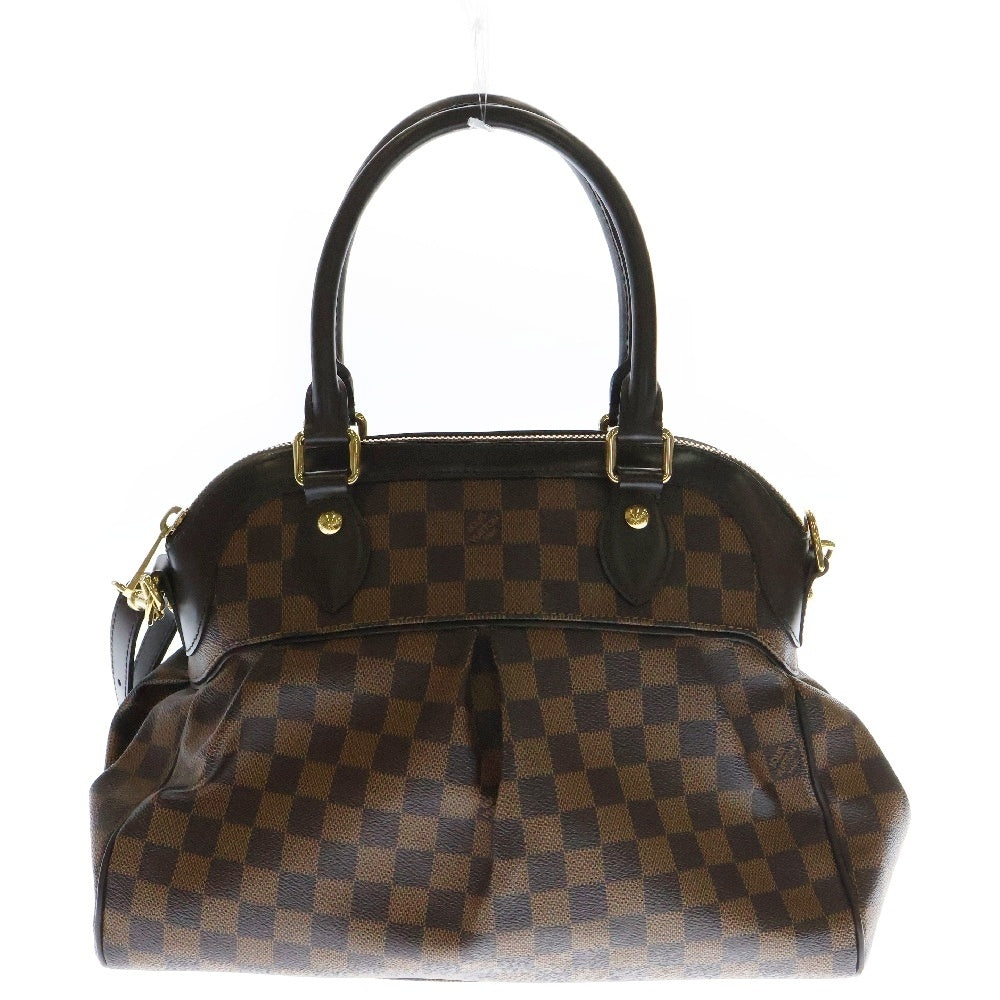 LOUIS VUITTON(ルイヴィトン) ダミエ トレヴィPM 2WAY レザー ハンドバッグ ショルダーバッグ ブラウン レディース N51997