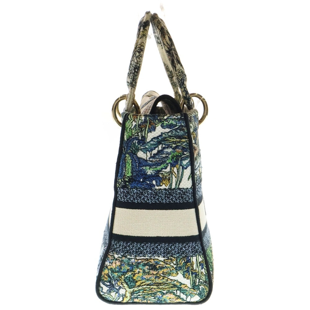 Christian Dior(クリスチャンディオール) LADY D-Lite エトワールドヴォヤージュ キャンバス 2WAY ハンドバッグ ショルダーバッグ マルチ