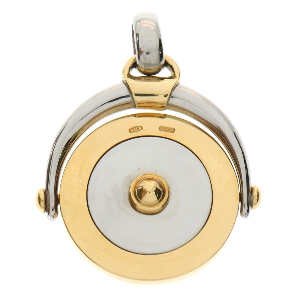 BVLGARI(ブルガリ) ホロスコープ ネックレストップ ペンダント 750YG/SS イエローゴールド ステンレス ジュエリー