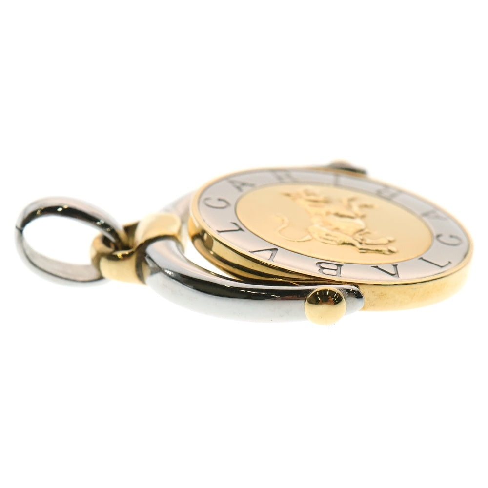BVLGARI(ブルガリ) ホロスコープ ネックレストップ ペンダント 750YG/SS イエローゴールド ステンレス ジュエリー