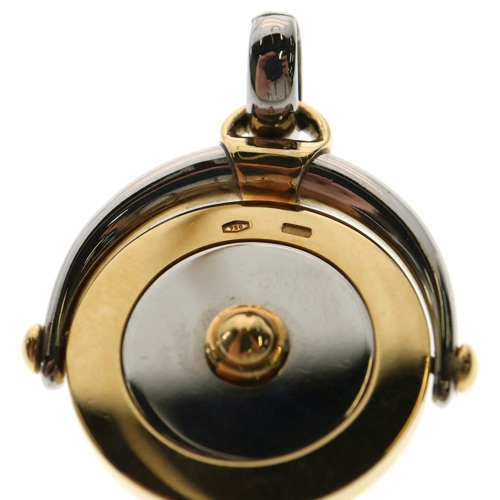 BVLGARI(ブルガリ) ホロスコープ ネックレストップ ペンダント 750YG/SS イエローゴールド ステンレス ジュエリー