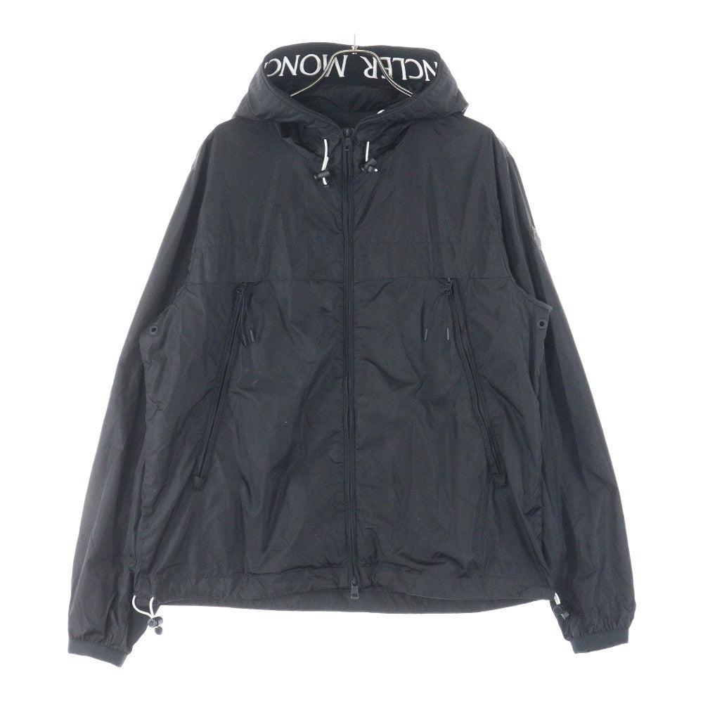 MONCLER(モンクレール) MASSEREAU GIUBBOTTO ナイロンジップアップジャケット フーデッドジャケット ブラック F10911A73800