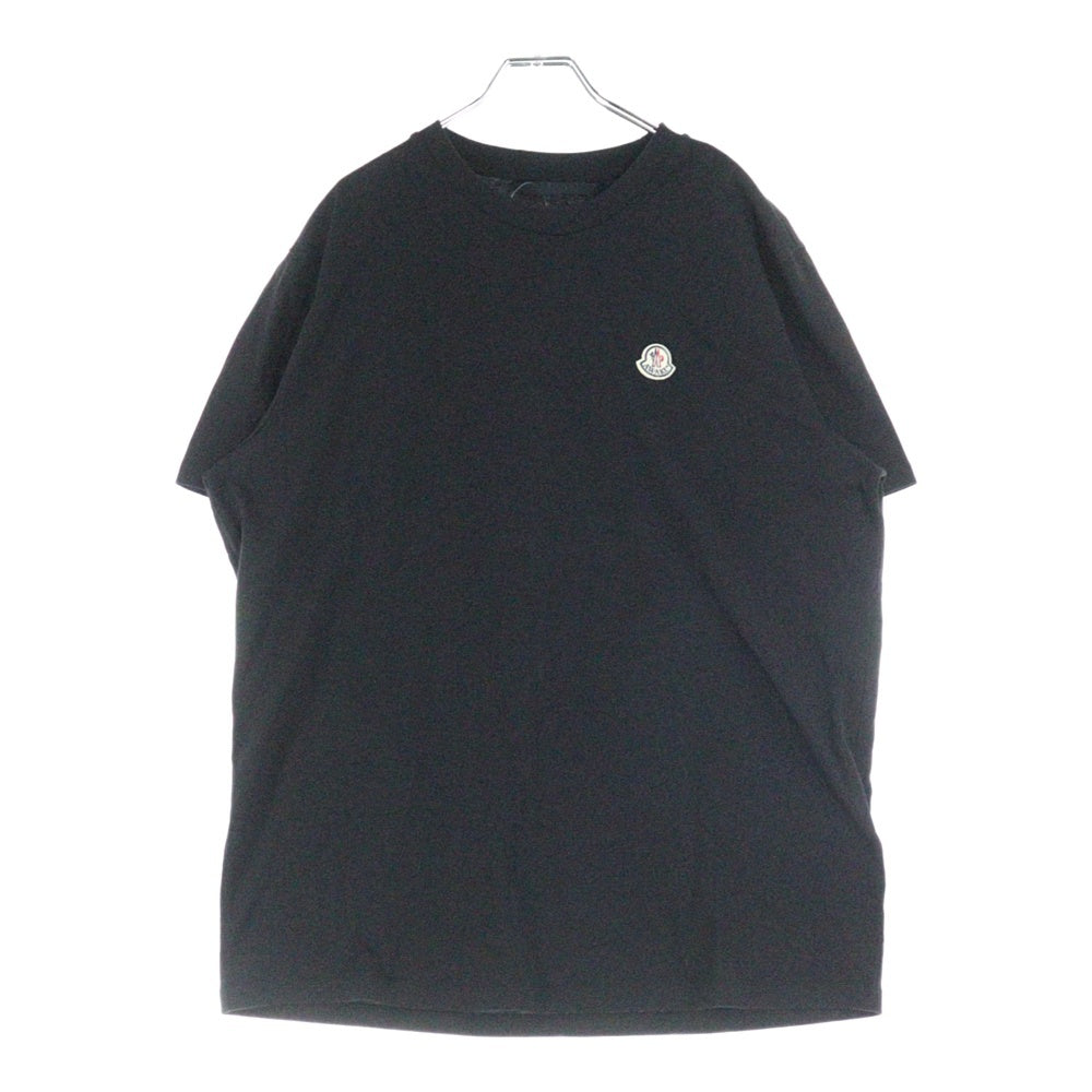 MONCLER(モンクレール) ×AWAKE NY MAGLIA T-SHIRT Back Print F10928C70910 V8141 ×アウェイクニューヨーク マグリア バックプリント クルーネック半袖Tシャツカットソー ブラック