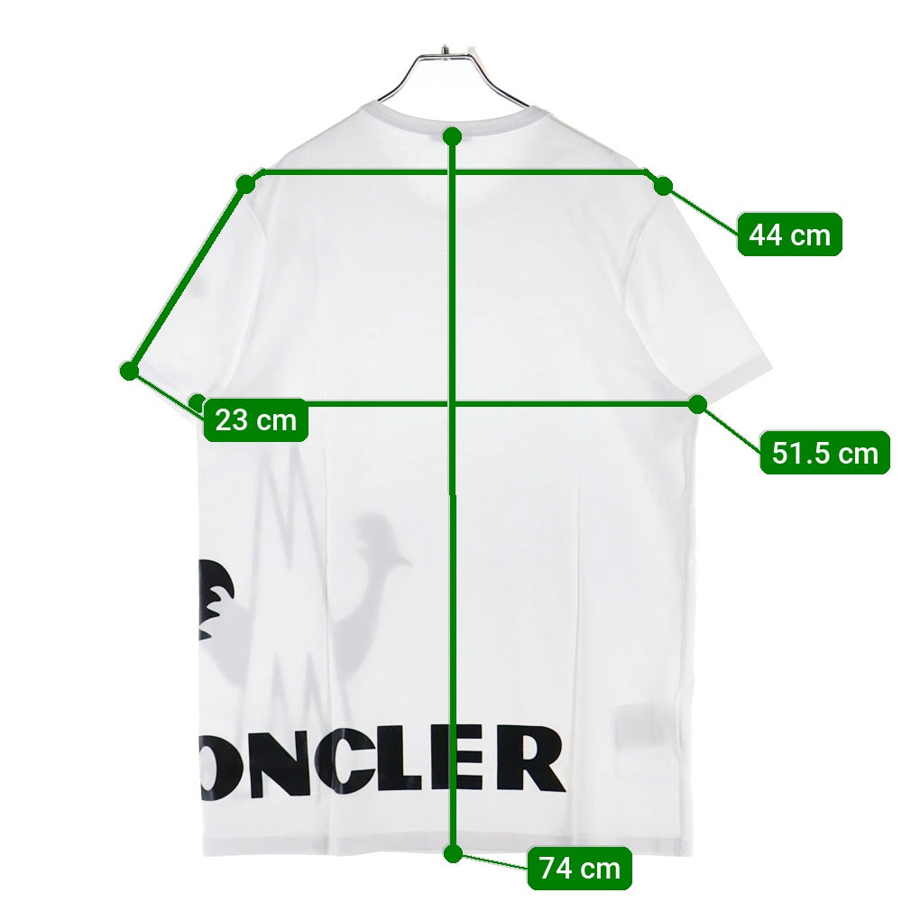 MONCLER(モンクレール) 19AW ロゴ モンダック 半袖Tシャツ ホワイト E20918046150