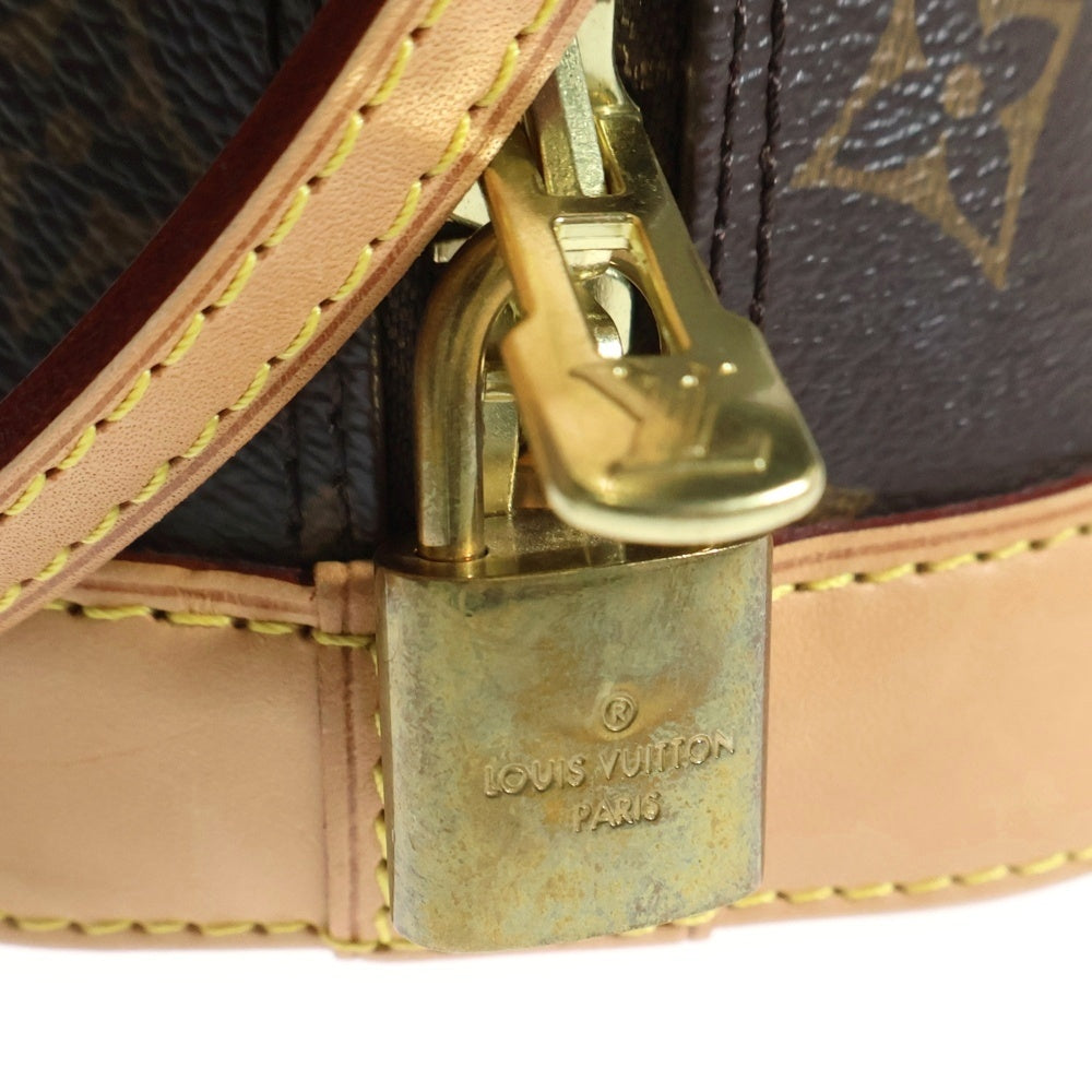 LOUIS VUITTON(ルイヴィトン) モノグラム アルマBB 2WAYバッグ ハンドバッグ ショルダーバッグ ブラック ゴールド金具 レザー×PVC M46990