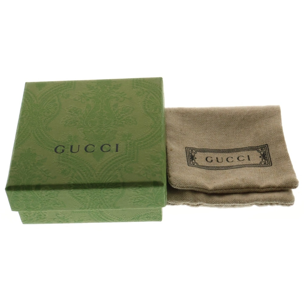 GUCCI(グッチ) GGシグネチャー ロゴ リング 指輪 シルバー 17.5号 814712