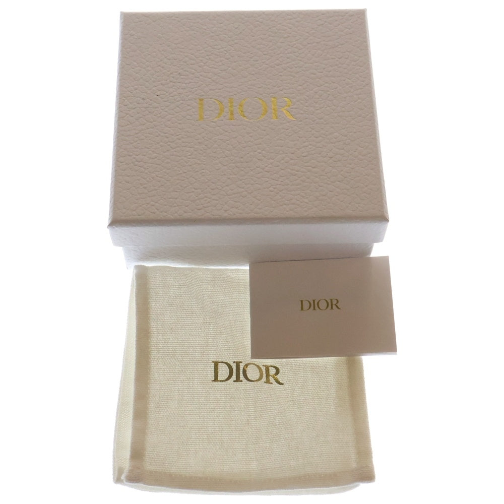 Christian Dior(クリスチャンディオール) カロ ラベンダー CDロゴプレート カナージュ レザー コイン カードケース ゴールド金具 ブラック