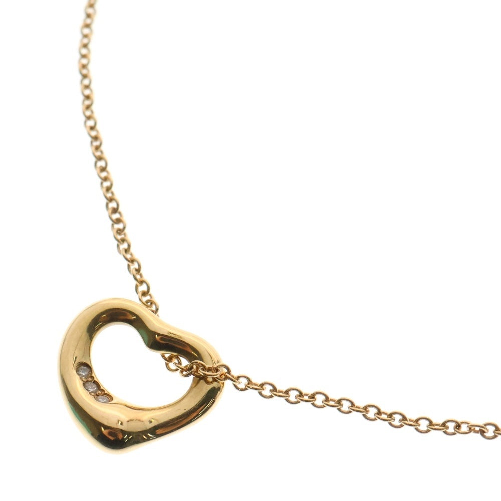 TIFFANY&Co(ティファニー) エルサペレッティ オープンハート ネックレス Au750 PG ピンクゴールド ジュエリー