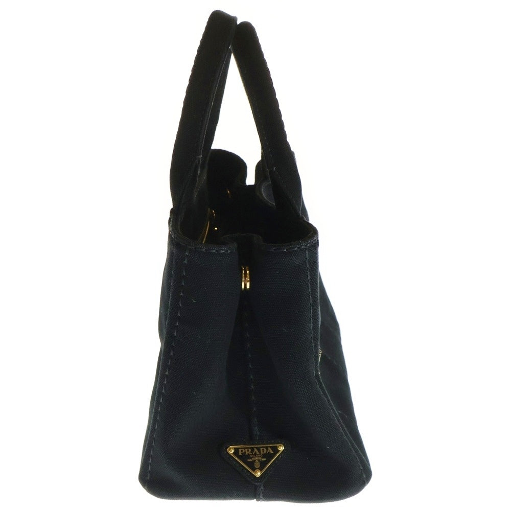 PRADA(プラダ) カナパ ロゴプリント キャンバス 2WAY ハンド